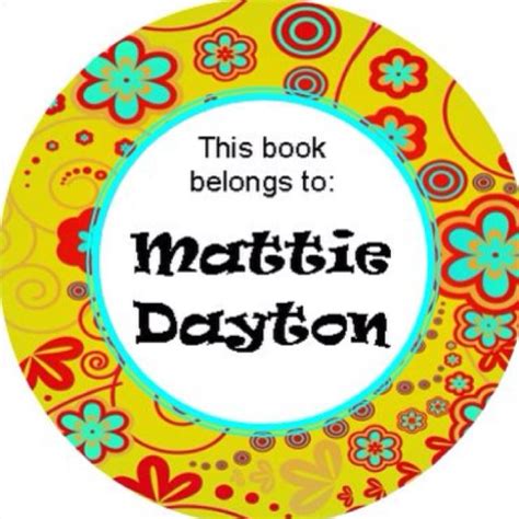 Personalized book labels! | Personalized books, Book labels, Books