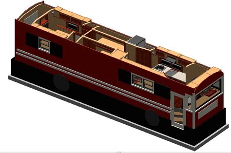 Family of 12, Loving Life on the Road in a Converted Charter Bus!: Bus Floor Plan