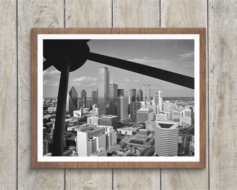 Dallas Skyline Wall Art, Dallas Photography, Dallas Texas Art Print ...