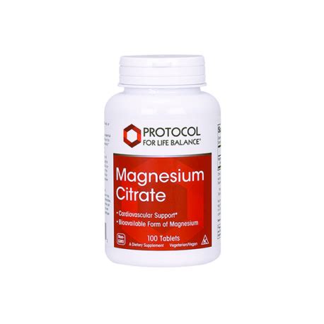 Protocol Magnesium Citrate 100 Tablets - Pharmacy Solutions