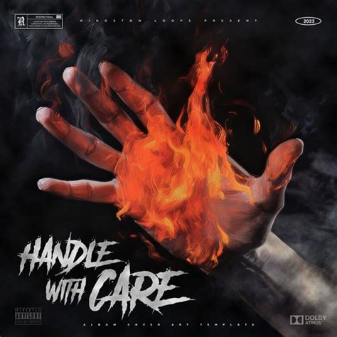 Handle With Care Premade Cover Art - Photoshop PSD