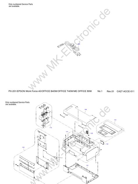 Epson t40w Service Manual | PDF | Manufactured Goods | Equipment