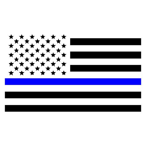 Thin Blue Line Flag Svg Free - 187+ SVG Images File