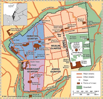 Jerusalem: Jerusalem Maps