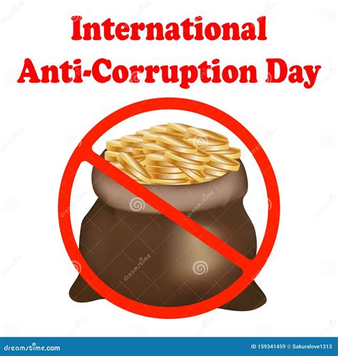 International Anti-corruption Day Icon, Logo, Symbol, Sign. Isolated On ...