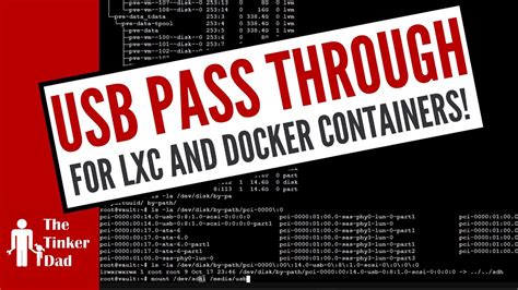 Use USB Devices Within LXC / Docker containers! - YouTube