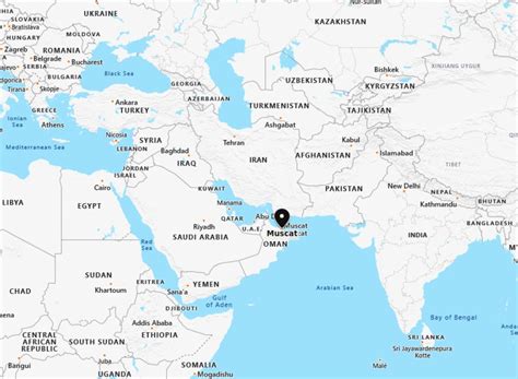 Where is Muscat? / Where is Muscat Located on Oman Map