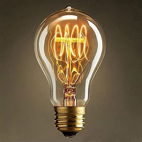 Lightinbox E27 40W Vintage screw light bulb quad loop filament ...