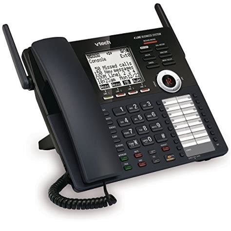 VTech AM18447 Main Console 4-Line Expandable Small Business Office Phone System with Answering ...