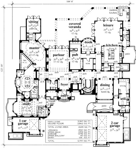 Alpha Builders Group French Chateau Floor Plan from ABG | Alpha Builders Group