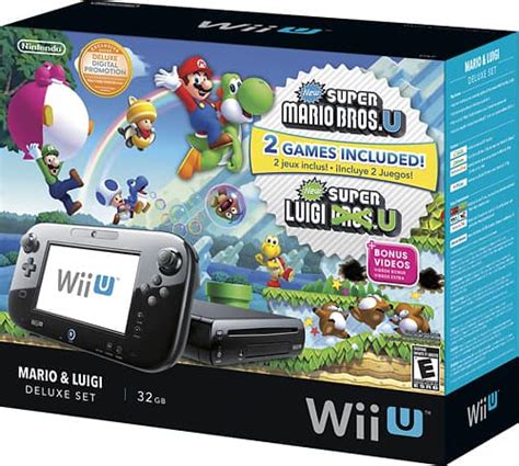 Best Buy: Nintendo Wii U Deluxe Set with New Super Mario Bros. U and ...