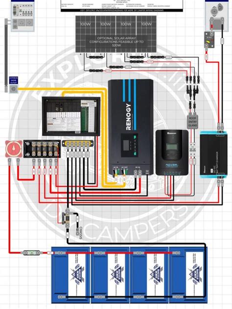 2000w INVERTER | 200-400Ah Lithium | 200W-520W Solar – High Res Wiring Diagram – EXPLORIST.life