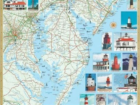 Map Of north Carolina Lighthouses Mid atlantic Lighthouses Map the ...