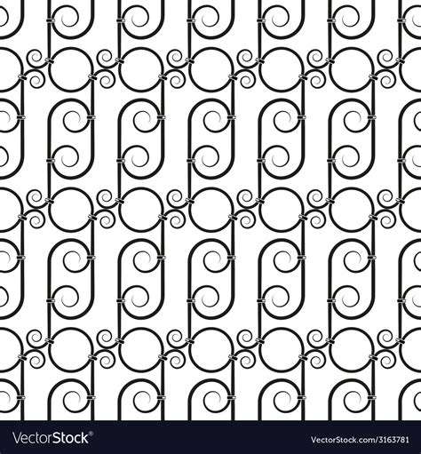 Wrought iron pattern Royalty Free Vector Image