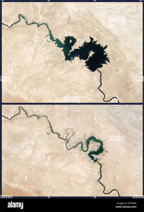 Euphrates River Before And After