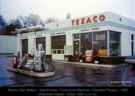 Gas station, Texaco vintage, Old gas stations