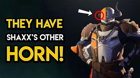 Destiny 2 - THEY STOLE SHAXX'S HORN! Hilarious Guardian Games Lore & Moments! - YouTube