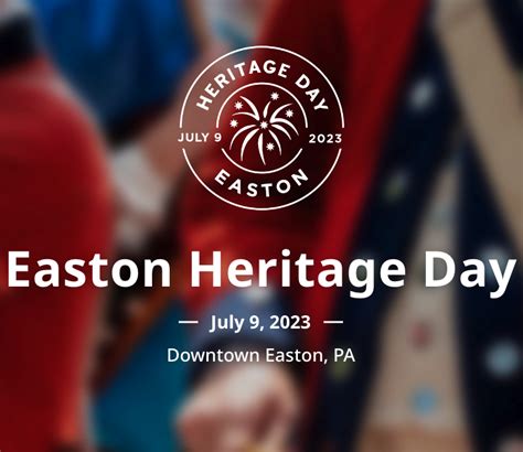 City of Easton PA Official on Twitter: "Easton Heritage Day is a GO for today! Some events may ...