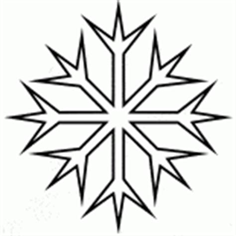Coloriage - Flocon de neige simple