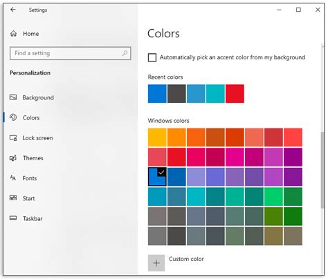 How to Change the Windows 10 Taskbar Color