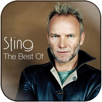 Sting The Best Of Album Cover Sticker