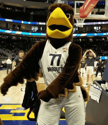 Golden Eagle Mascot GIF by Marquette Athletics - Find & Share on GIPHY