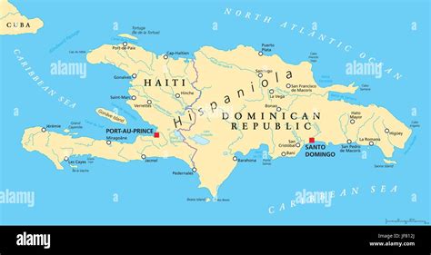 republic, dominican, haiti, map, atlas, map of the world, travel, atlantic Stock Vector Image ...