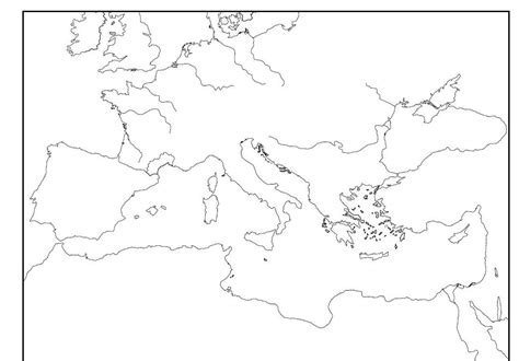 Blank Map Of Europe During The Crusades