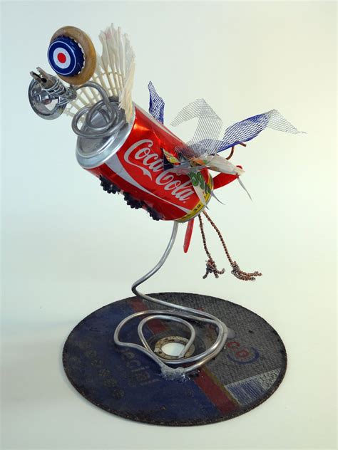 HA!: GCSE Sculpture made from found objects.