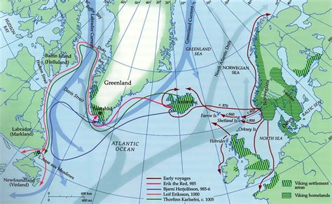 Pre-Columbus viking voyages to America [1350x832] : r/MapPorn