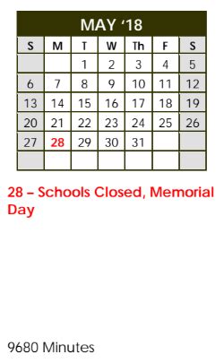 Midland Freshman High School - School District Instructional Calendar - Midland Isd - 2017-2018