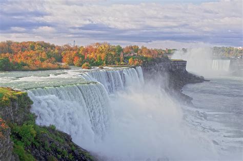 Niagara Falls in Autumn Photograph by Michelle McPhillips - Pixels