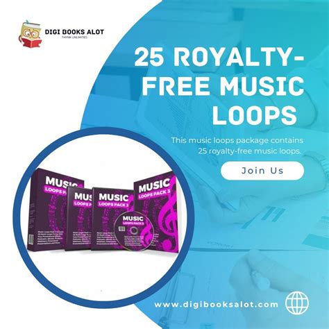 25 Royalty-Free Music Loops Pack - Digi Books Alot - Medium