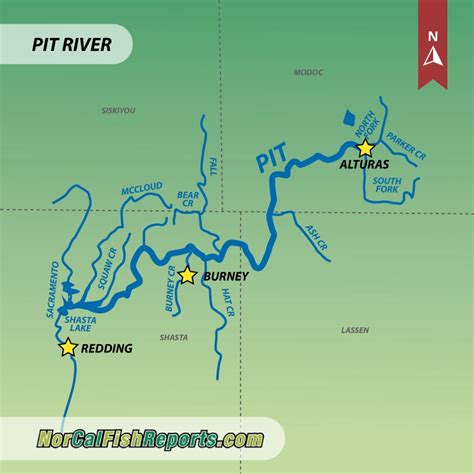 Pit River - Fish Reports & Map