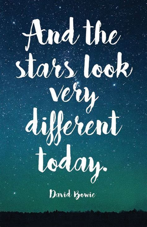 Lyrics Poster Space Oddity And the stars look very | Etsy | David bowie lyrics, David bowie ...