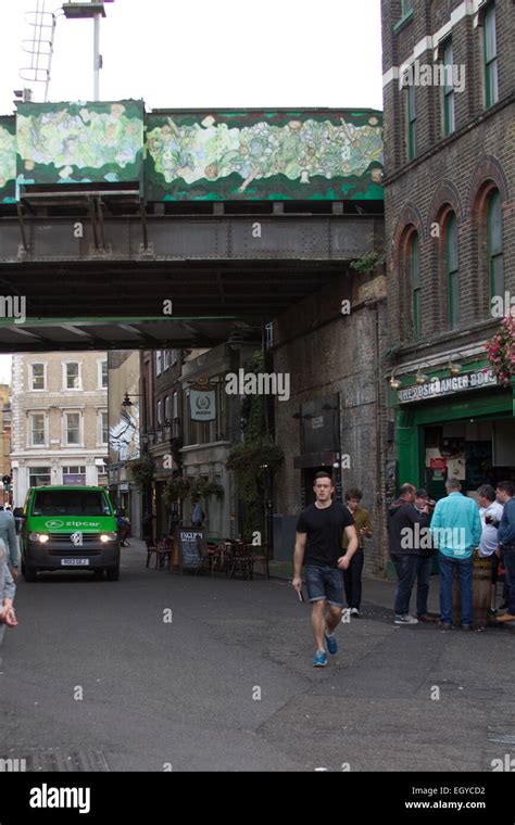 London Bridge market London UK Stock Photo - Alamy