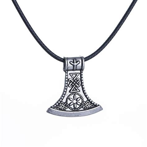 Buy Vintage Axe Amulet Viking Talismans Charm Norse Necklace at ...