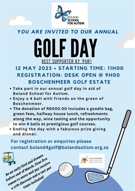 Boland School for Autism Annual Golf Day, Paarl Golf Club, May 12 2023 ...