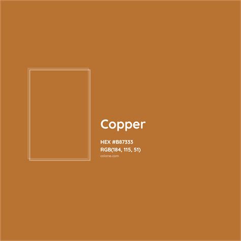 Copper Pantone Colour | Bruin Blog