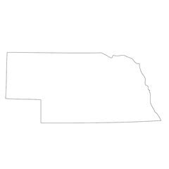 Nebraska Outline Vector at Vectorified.com | Collection of Nebraska ...