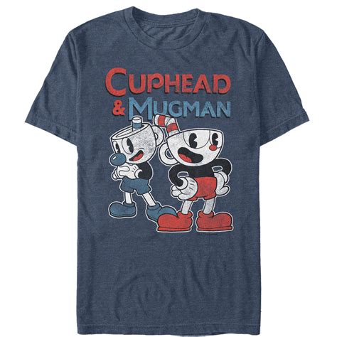 Cuphead - Cuphead Men's Retro Best Friend Mugman T-Shirt - Walmart.com - Walmart.com