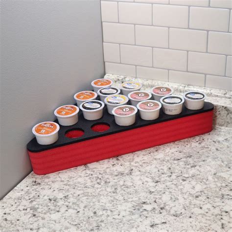 Coffee Corner Red Pod Storage Deluxe Organizer Tray Drawer Insert Wash