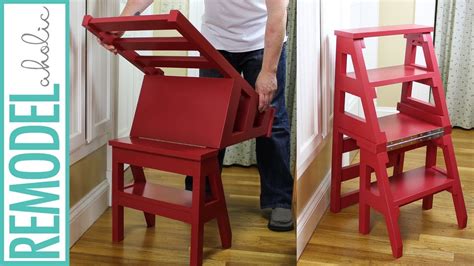 Convertible Step Stool Chair Downloadable Plan | ubicaciondepersonas.cdmx.gob.mx