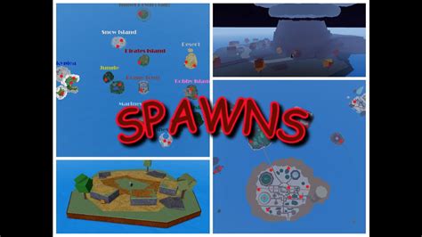 Todos los SPAWNS de frutas - BLOX FRUITS - YouTube