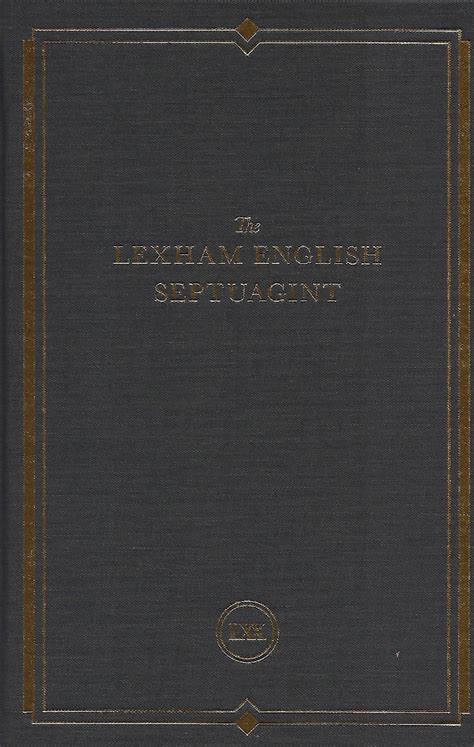 Lexham English Septuagint – Sermon on the Mount Publishing