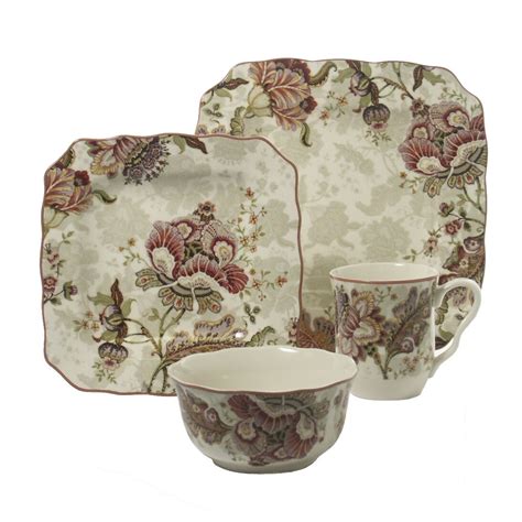 222 Fifth Gabrielle 16 Piece Dinnerware Set & Reviews | Wayfair