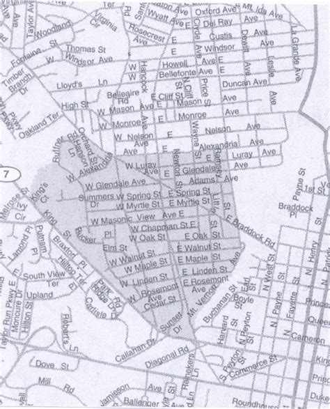 Rosemont Neighborhood Map (Small) – Rosemont Citizens Association