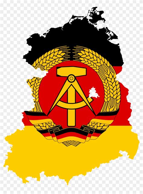 Open - Flag Map Of West Germany Clipart (#657465) - PikPng