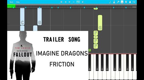 Mission Impossible Trailer Song - Imagine Dragons - Friction PIANO ...