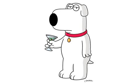 How To Draw Brian Griffin Step By Step - Draw a line, which will act as ...